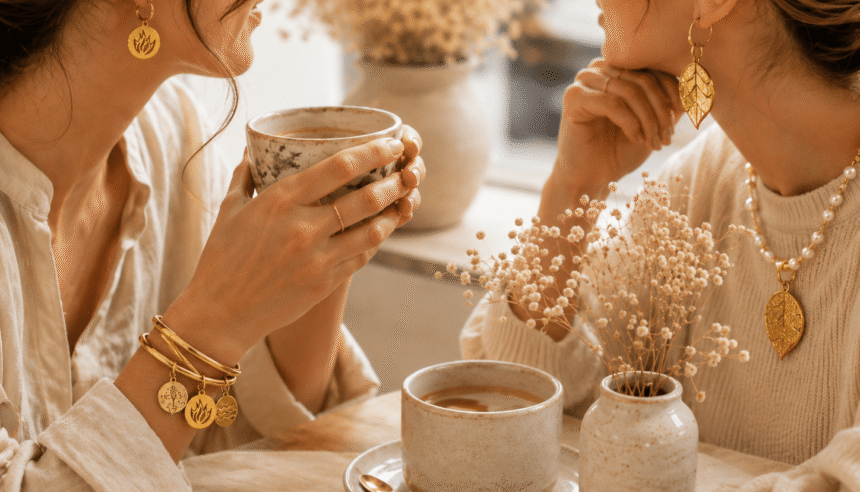 mujeres tomado cafe joyas bso