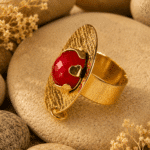 Anillo Corazón Carmesí