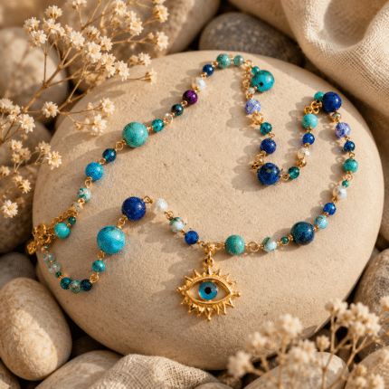 Collar Ojo Turquesa Artesanal